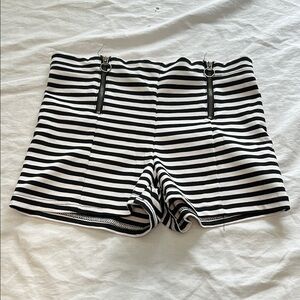 Ardene Striped Black and White Women's Shorts